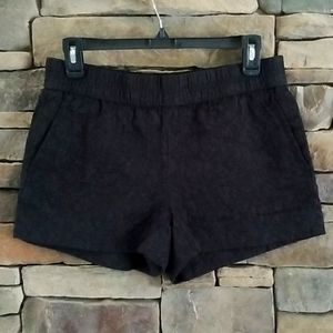J. Crew Jacquard Boardwalk Shorts in Black